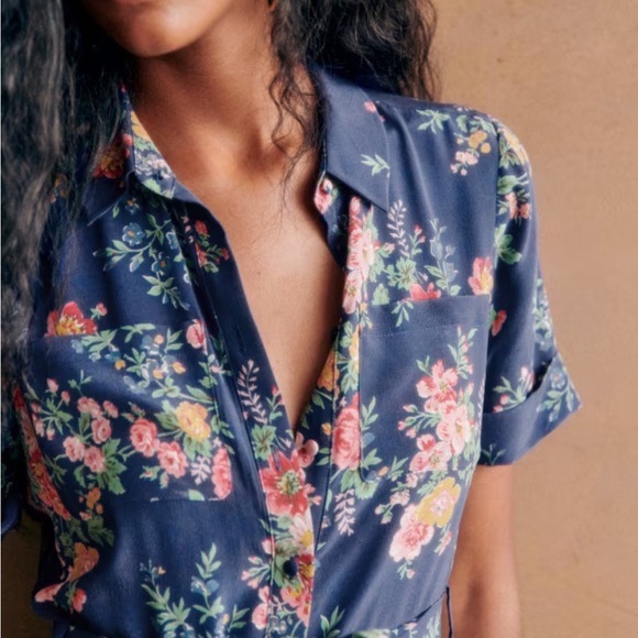 Sezane Adèle Dress Palomba - Size 4 - Picture 3 of 3